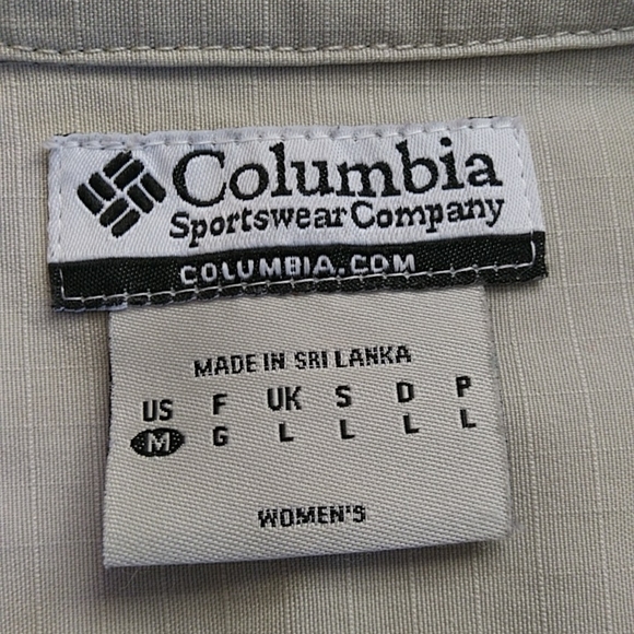 Columbia Sportswear Co. Snap Closure Jacket M Green Tan - Picture 2 of 16